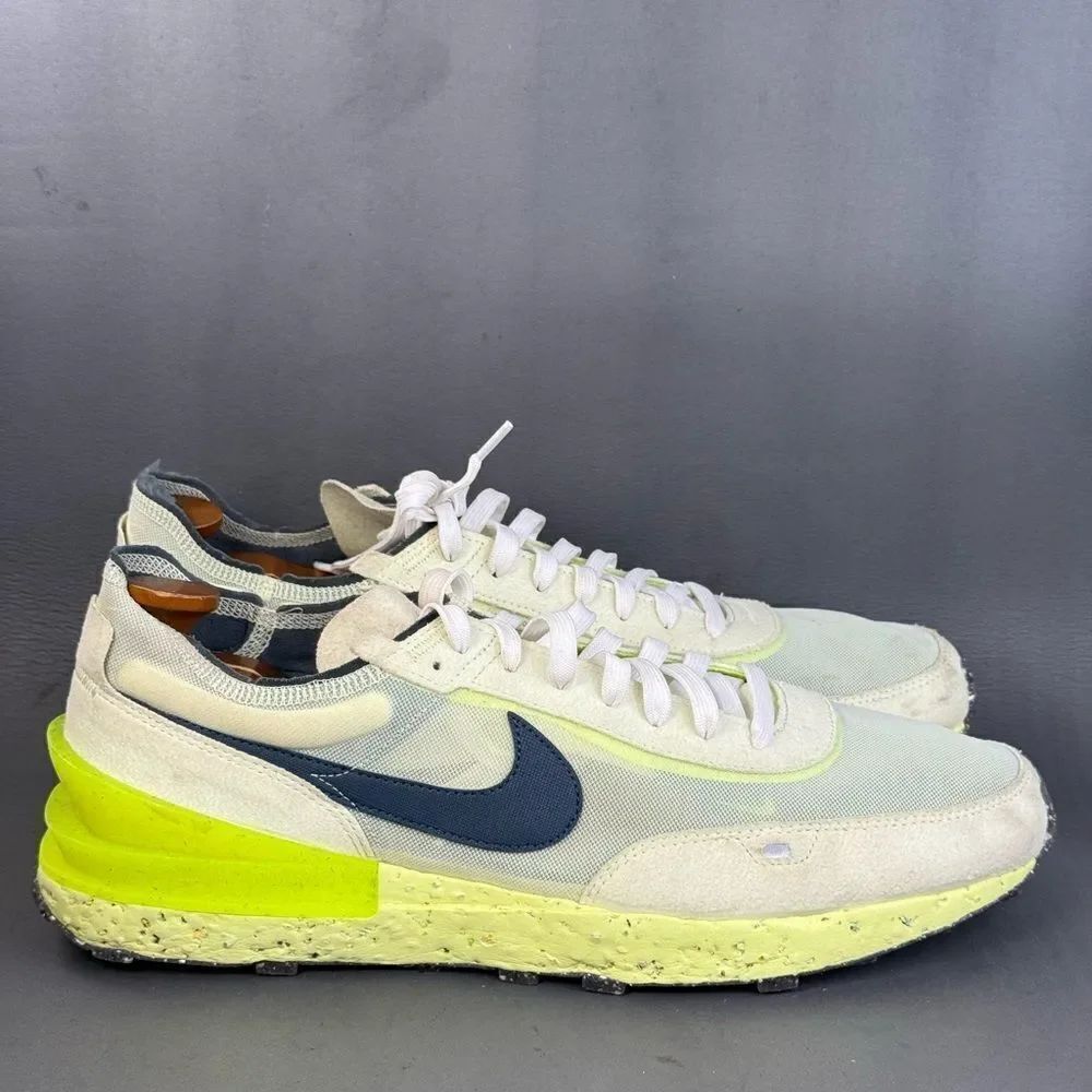 Nike Waffle One Crater Lime Ice athletic sneaker shoes men’s size 15